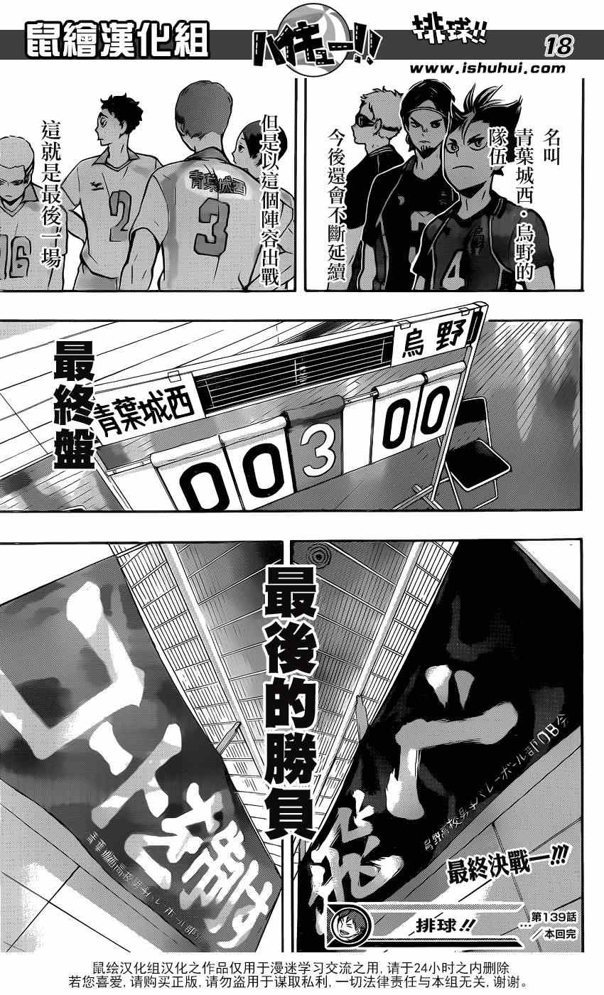 🍝排球少年!! 第139话 第16页