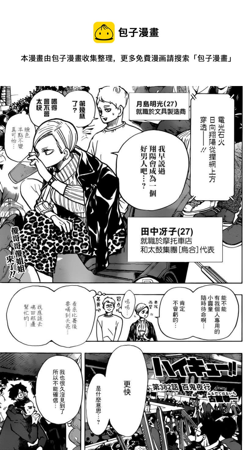 🍝排球少年!! 第382话 百鬼夜行 第1页