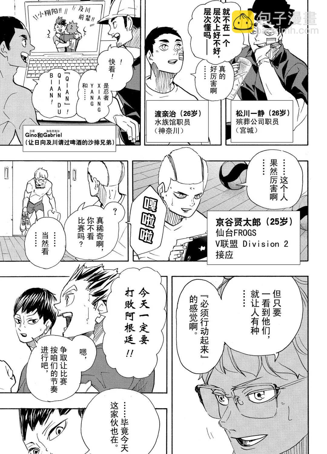 🍝排球少年!! 第402话 第14页