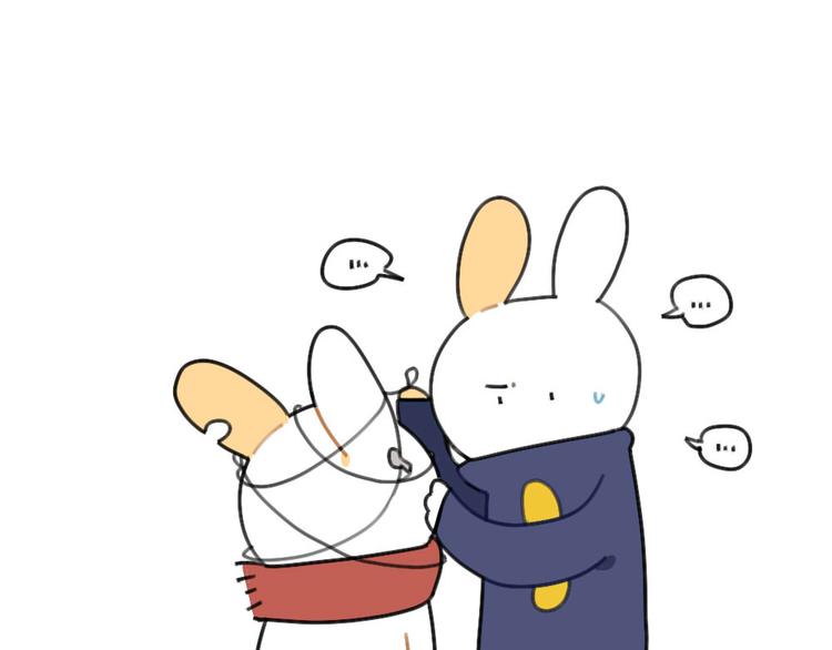 🍝破耳兔 第63话：耳机线缠住，真的很难 第14页