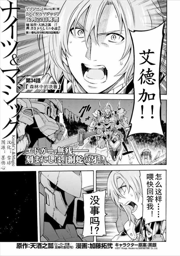 🍛骑士魔法 第34话 第1页