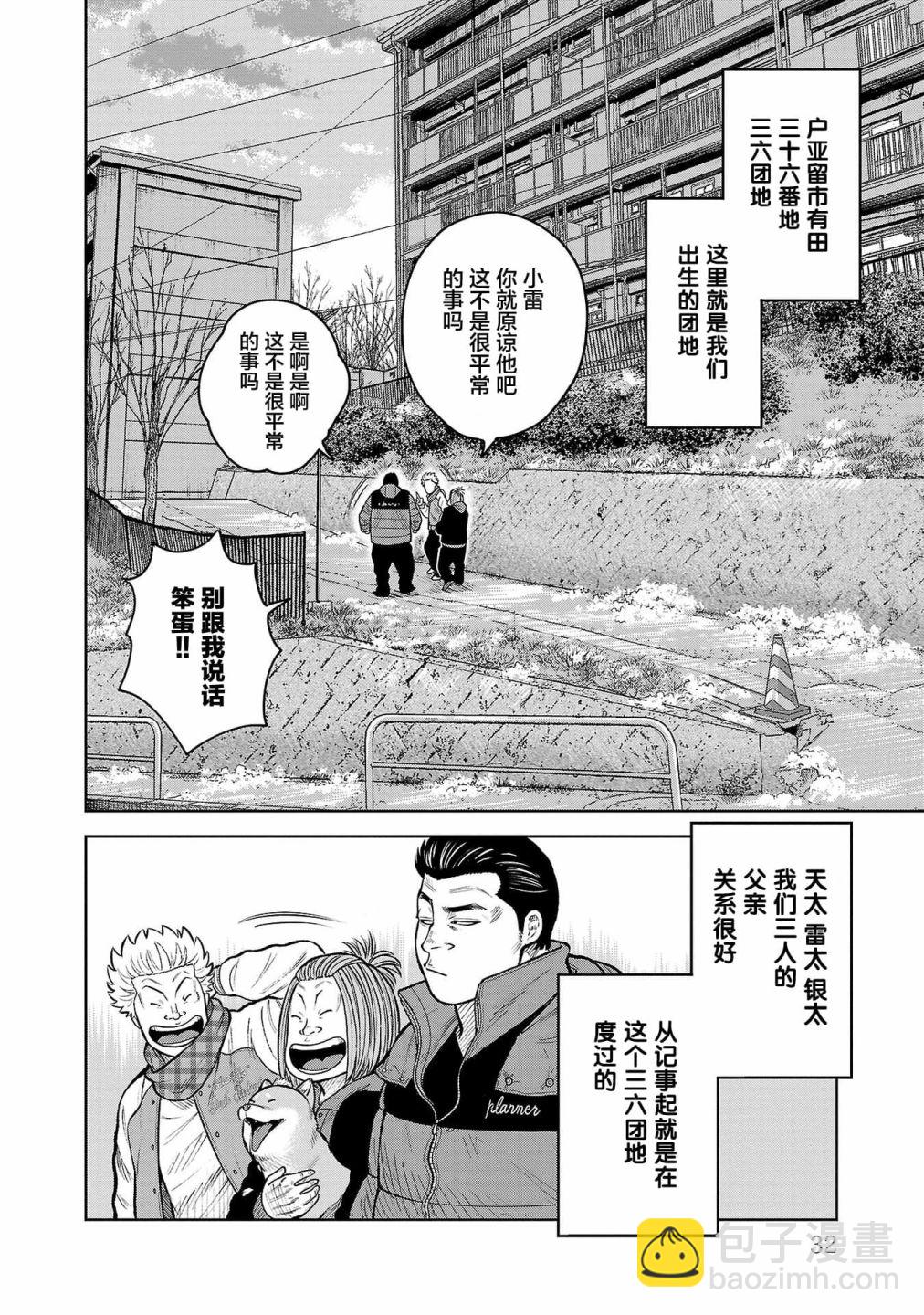 🍤热血高校外传 三六团地 无名的乌鸦们 第01话 第31页