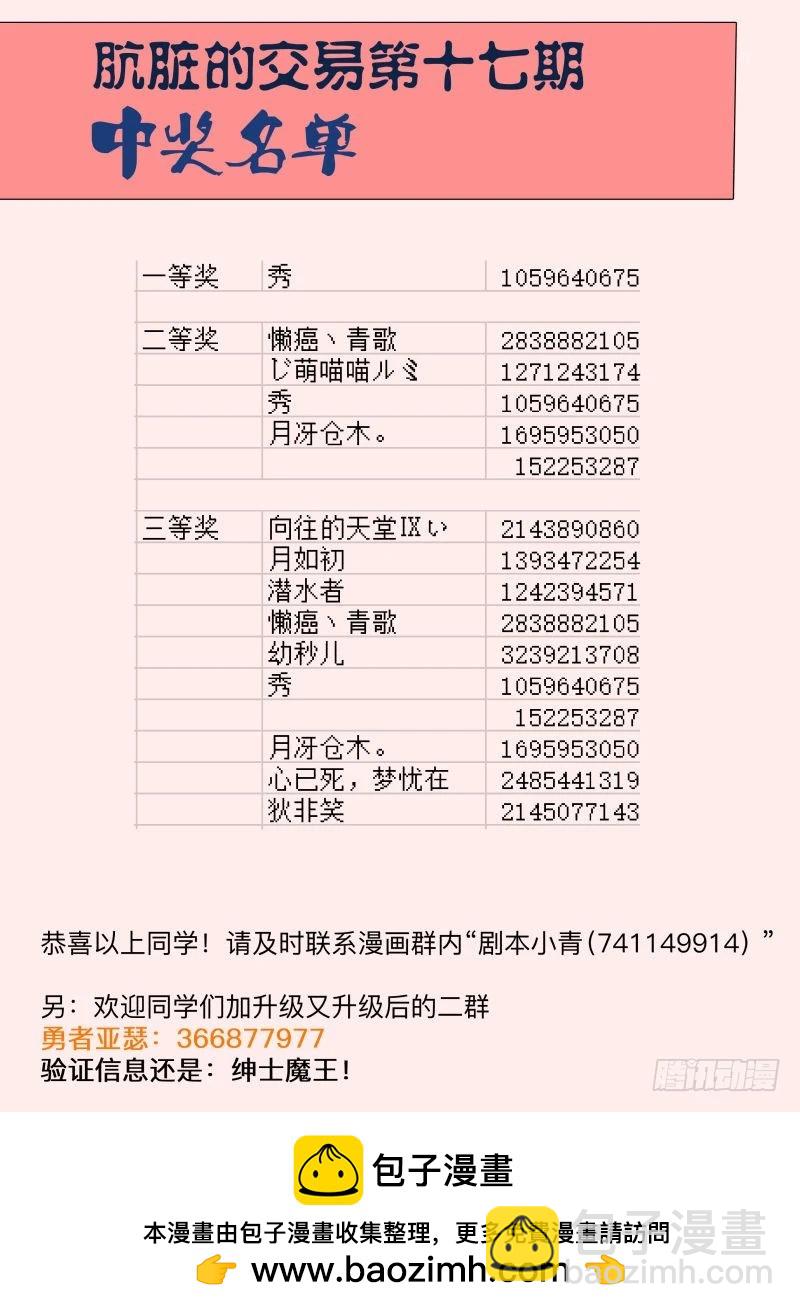 传说中的厨具（含2月中奖名单）-第191话