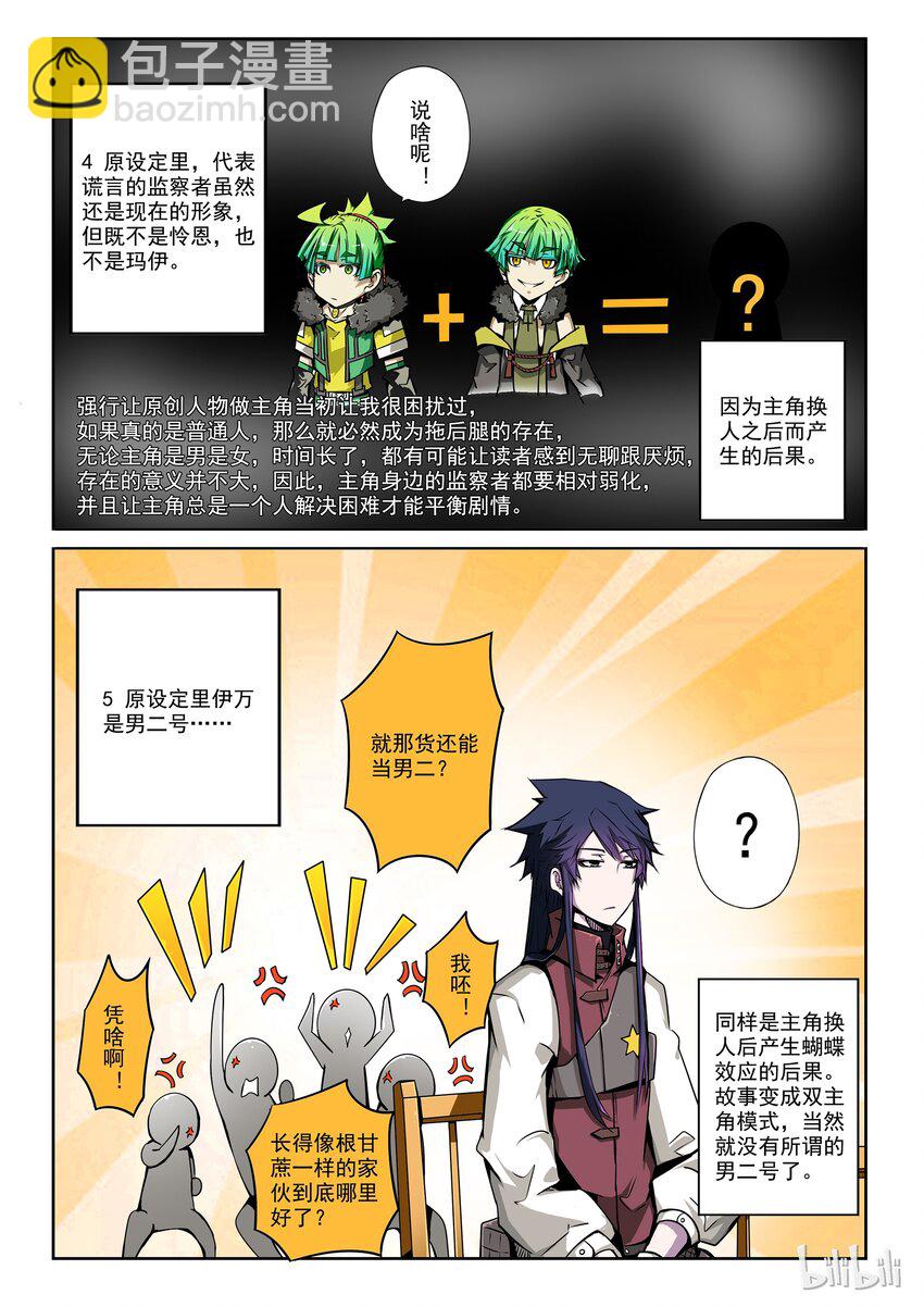 番外02 第二卷 嗜谎之神- 初设定大揭秘！-第117话