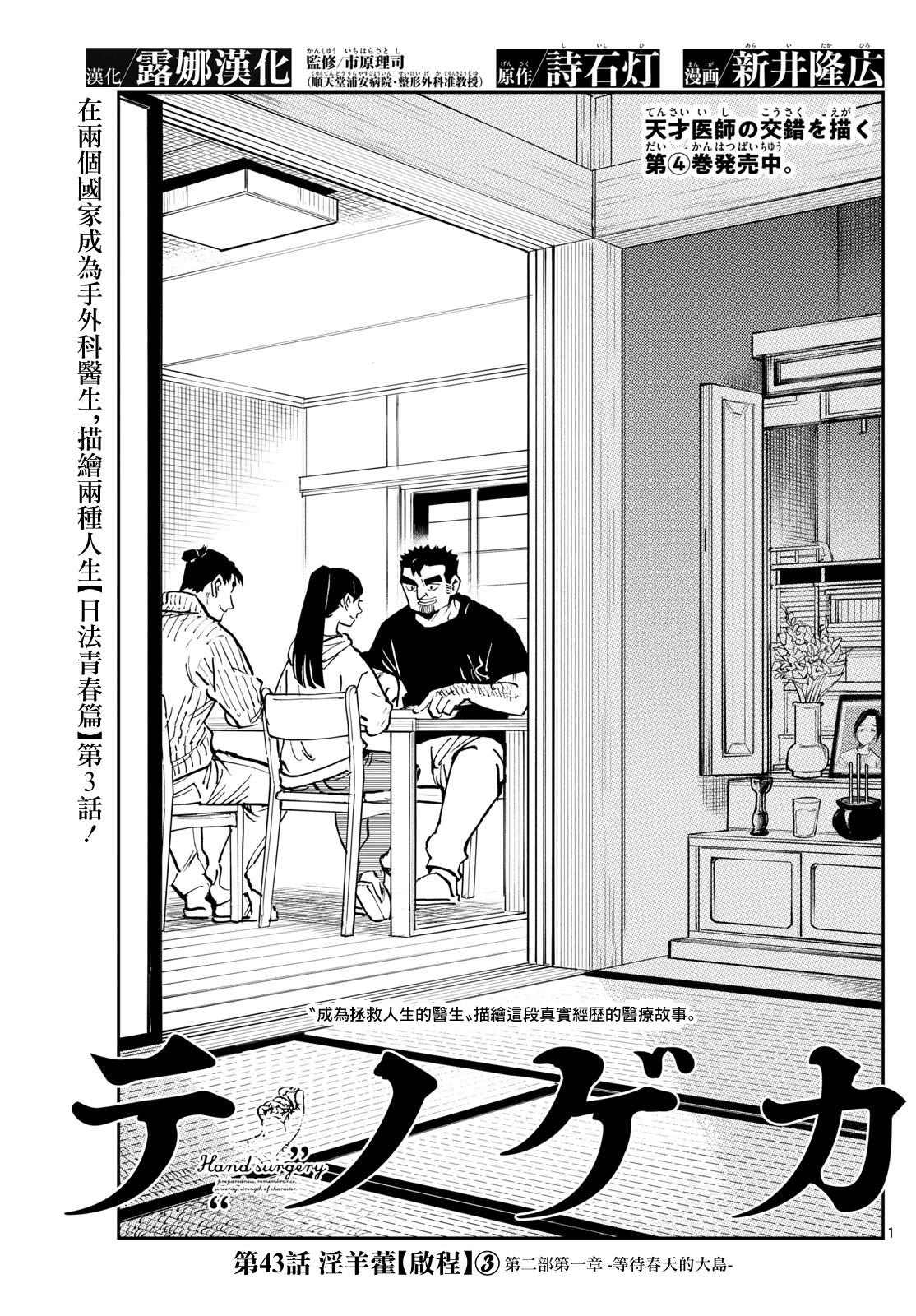 🍱手外科 第43话 第1页