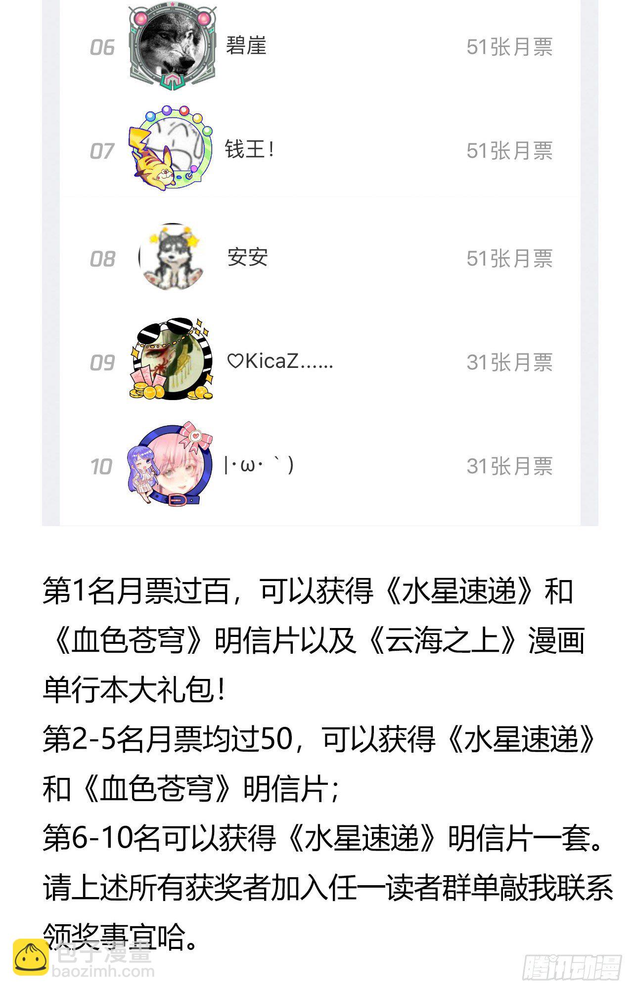 短篇番外+月票颁奖-第103话