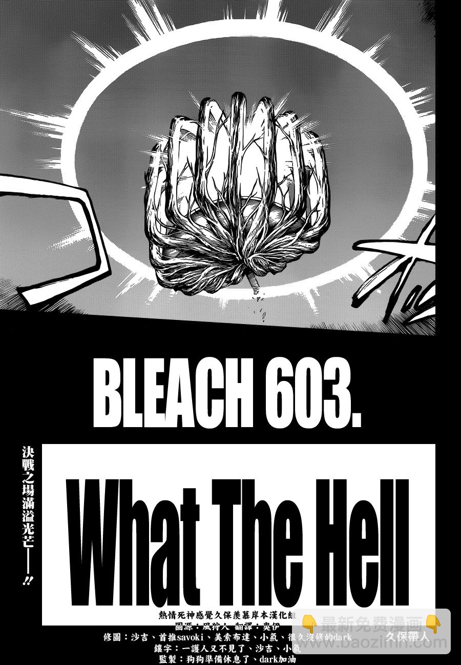 🍱死神 第603话 What The Hell 第3页