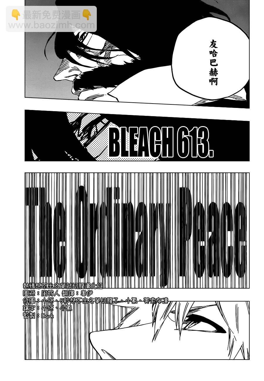 🍱死神 第613话 The Ordinary Peace 第3页