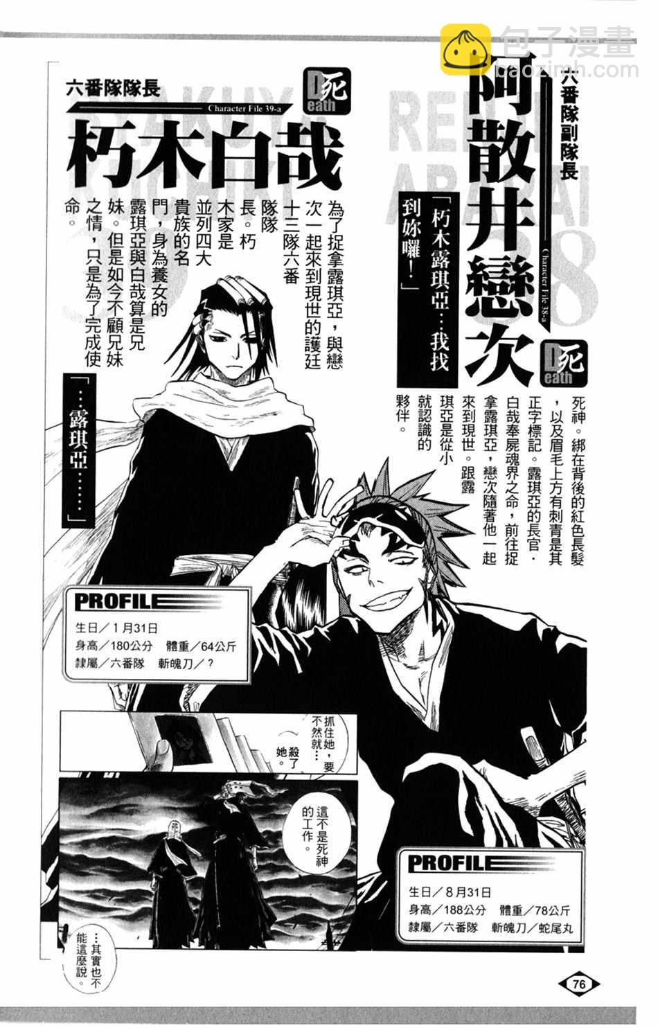 🍱死神 设定集02 第2页