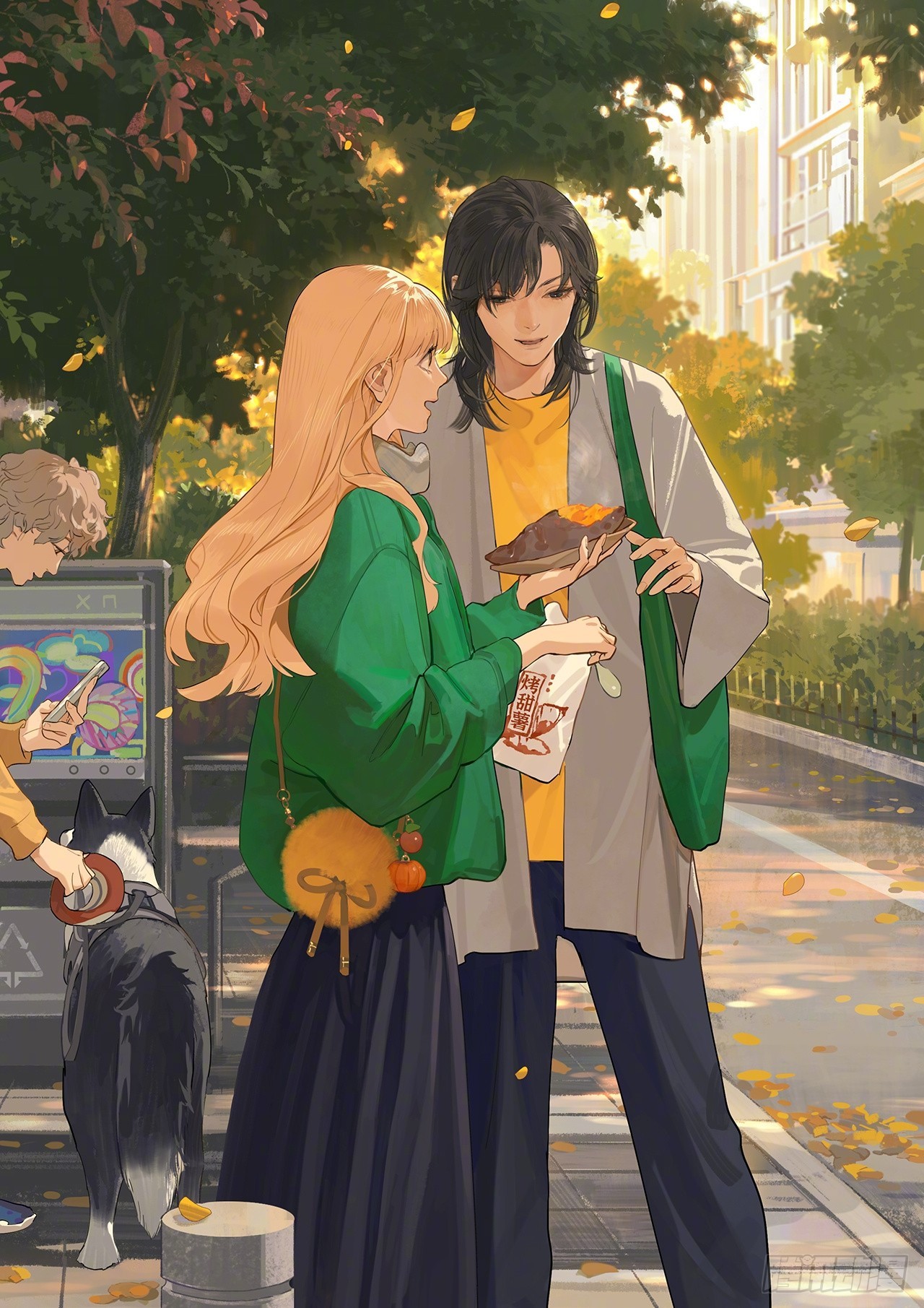 天冷了，吃一个热乎乎的烤红薯-第211话