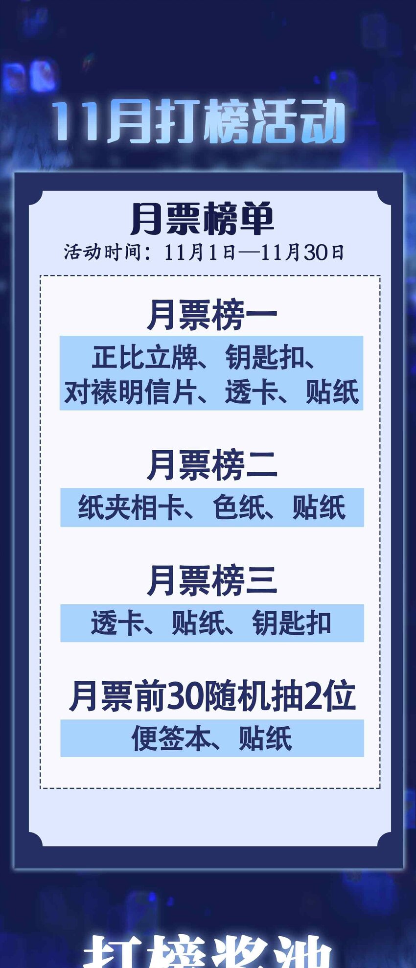 11月 打榜-第21话
