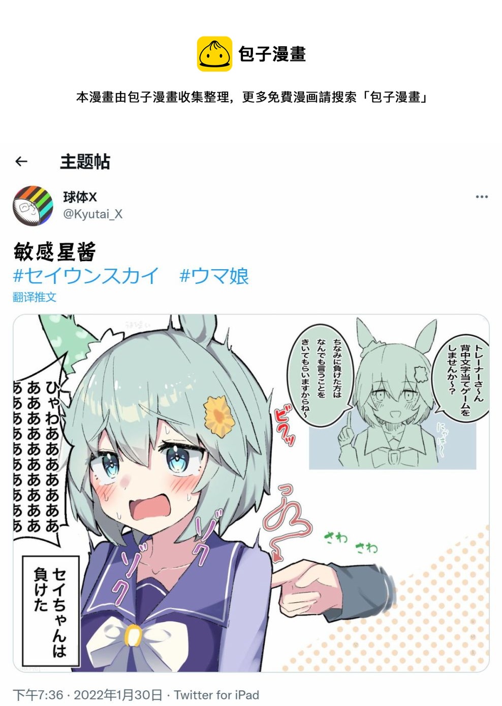 🍣推特赛马娘同人 跟星酱玩你画我猜 第1页
