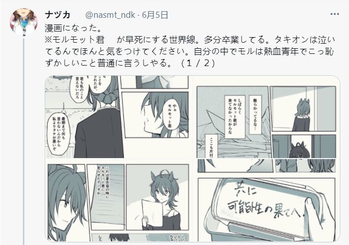 🍣推特赛马娘同人 速子跟训练员 第1页