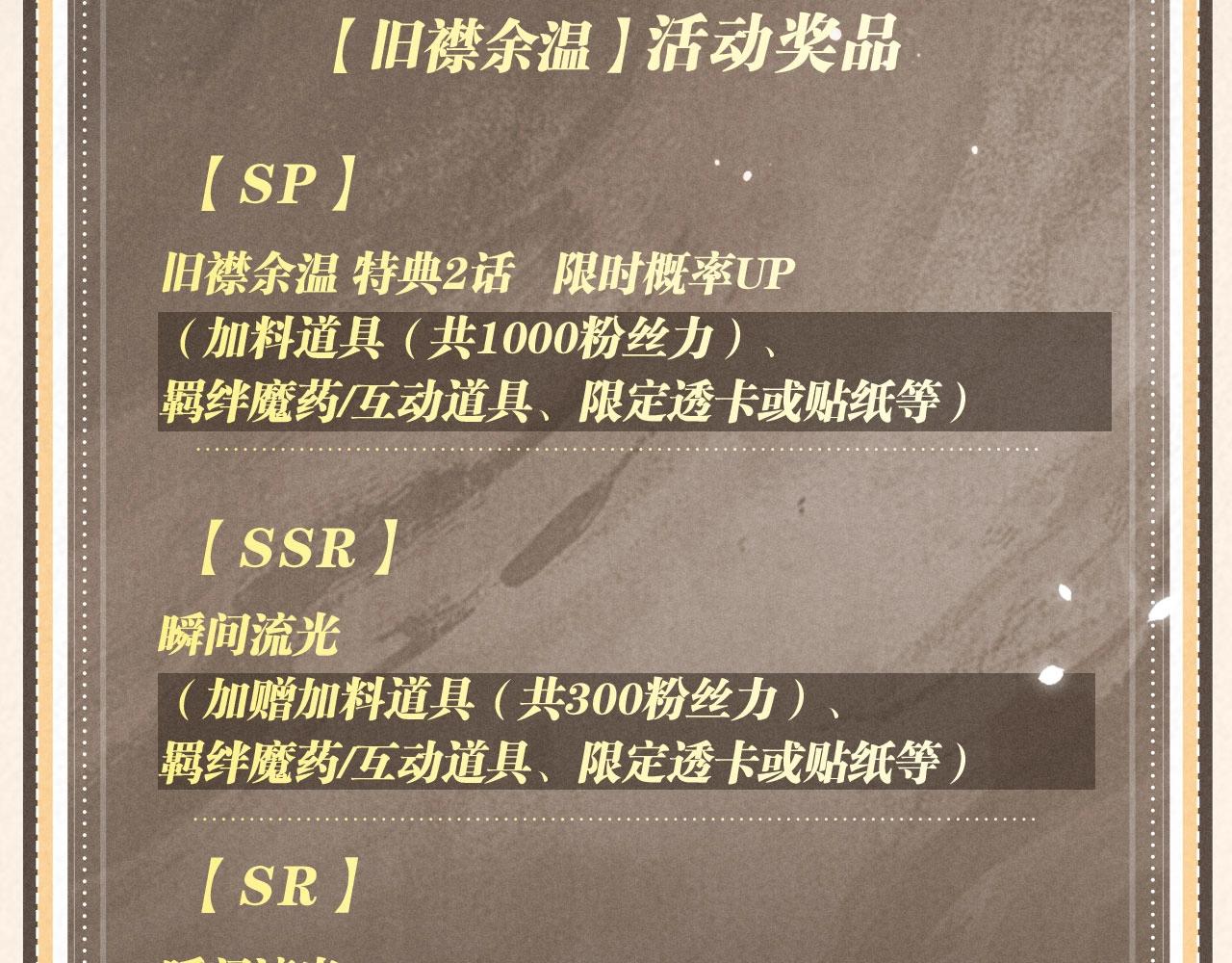特典公开：4月28日 尺上重逢，寸寸沦陷-第99话