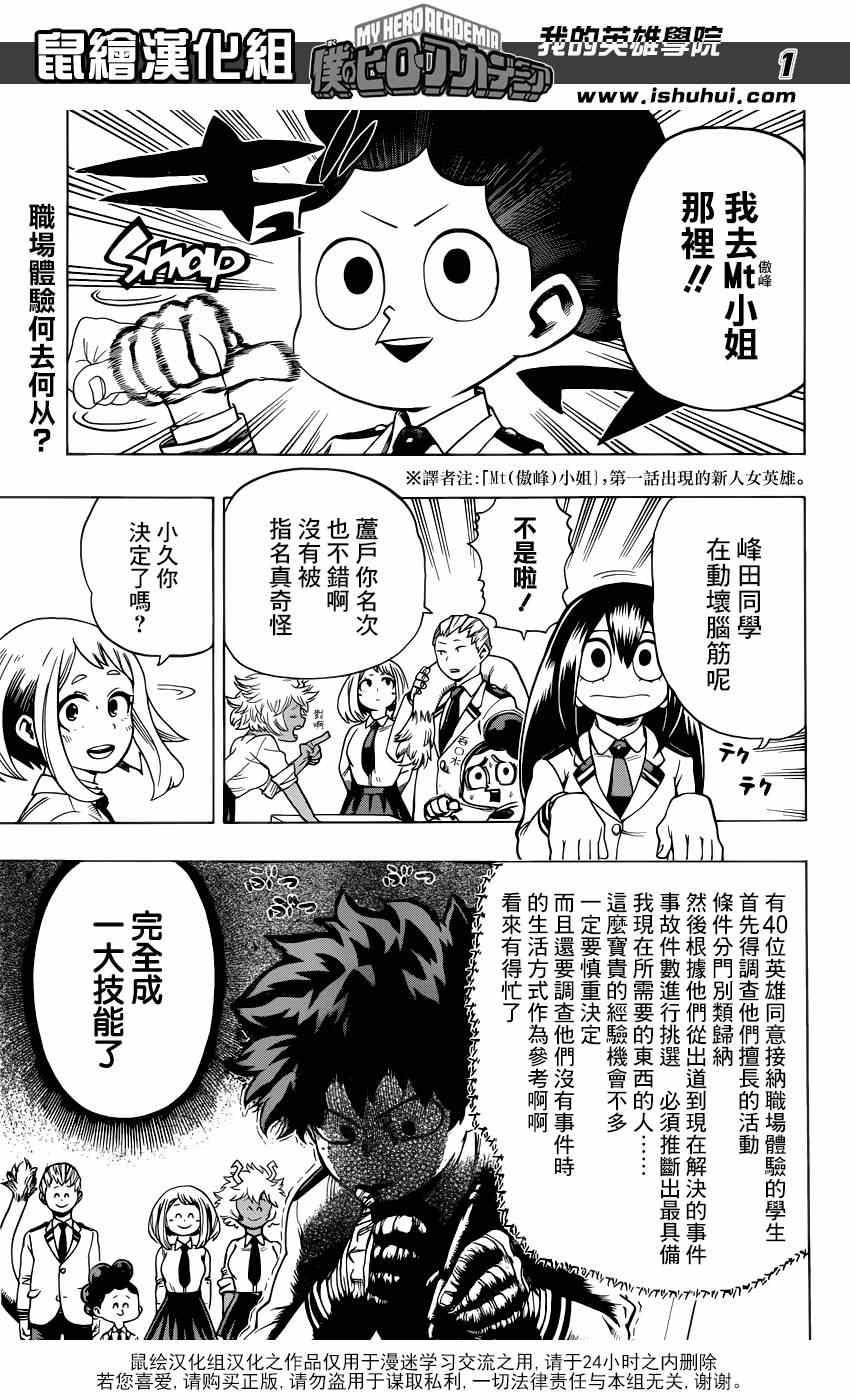 🍘我的英雄学园 第46话 第1页