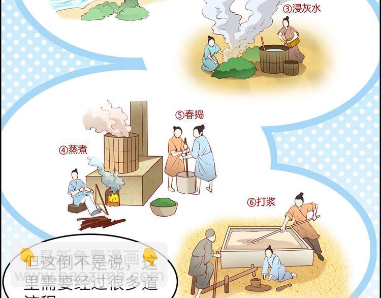 🍘我和妹子们的荒岛余生 第34话 新时代造纸术 第49页