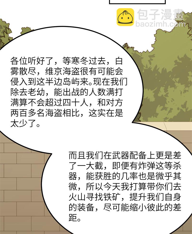 🍘我和妹子们的荒岛余生 第79话 火光 第43页