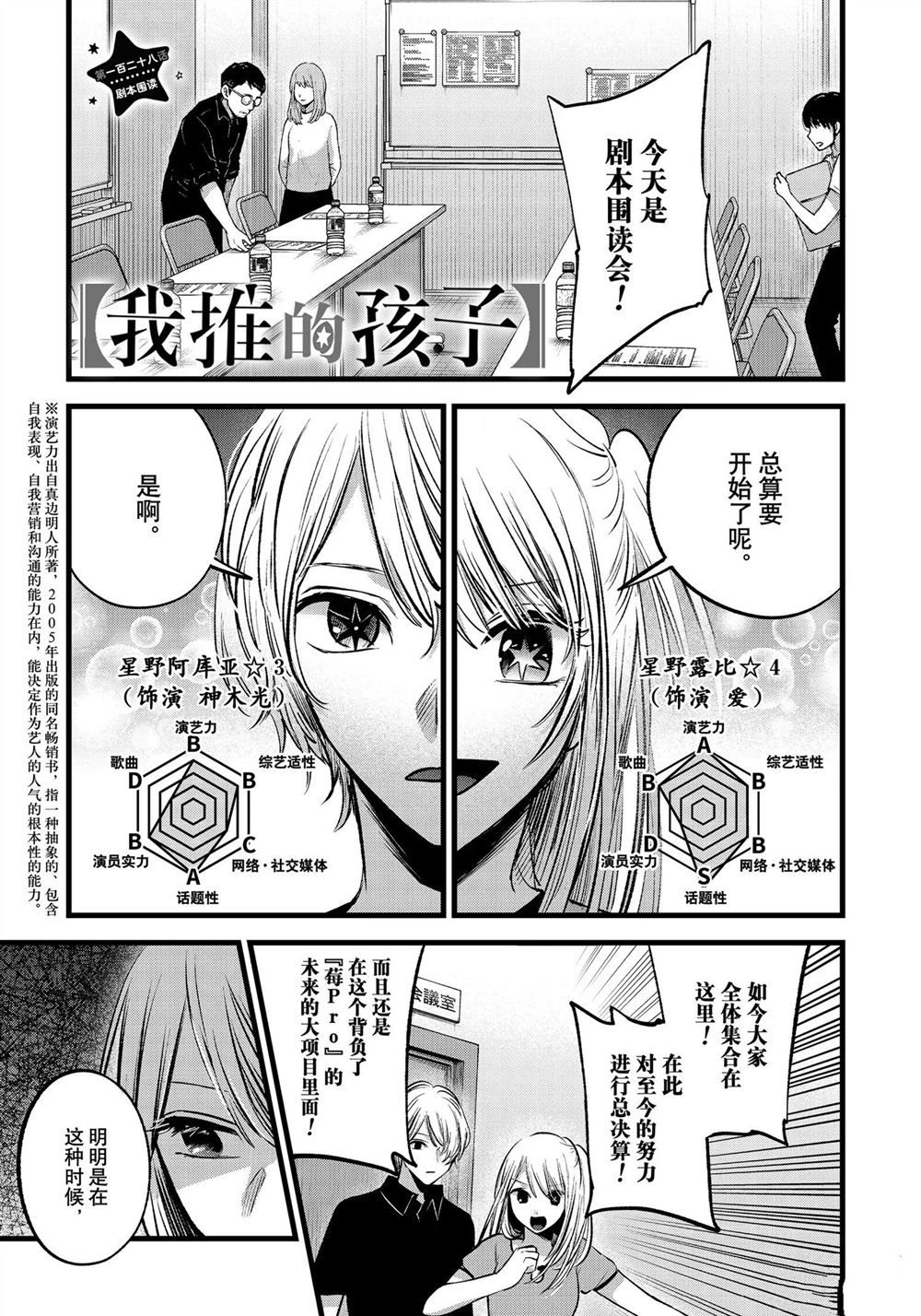 🍘我推的孩子 第128话 第1页