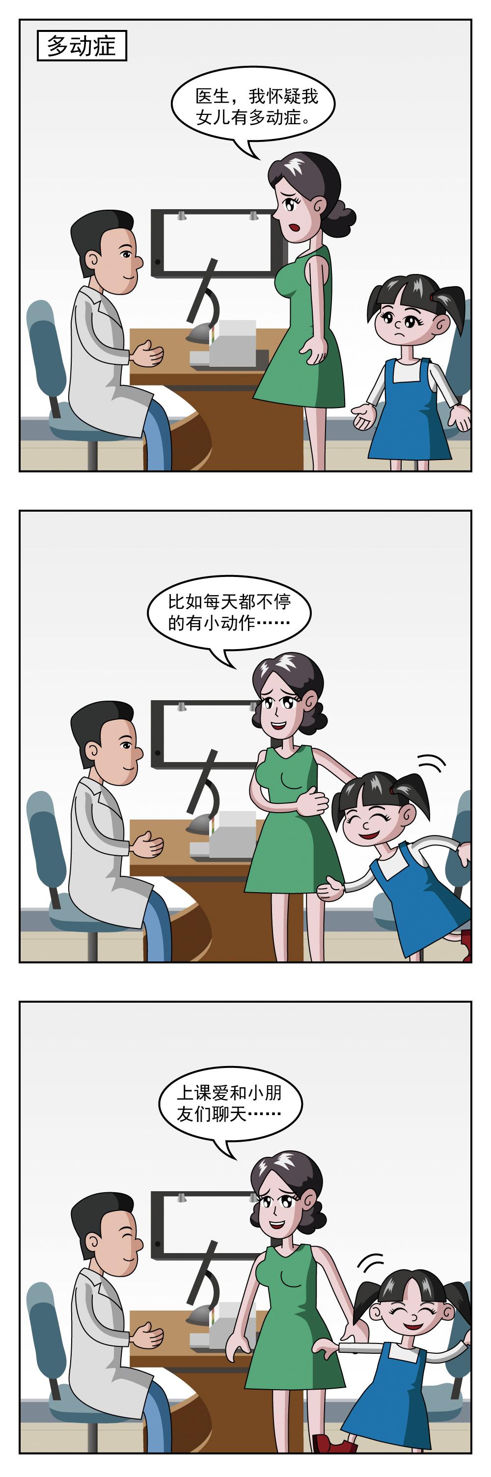 🍚小笑笑日記 第84话 多动症 第1页