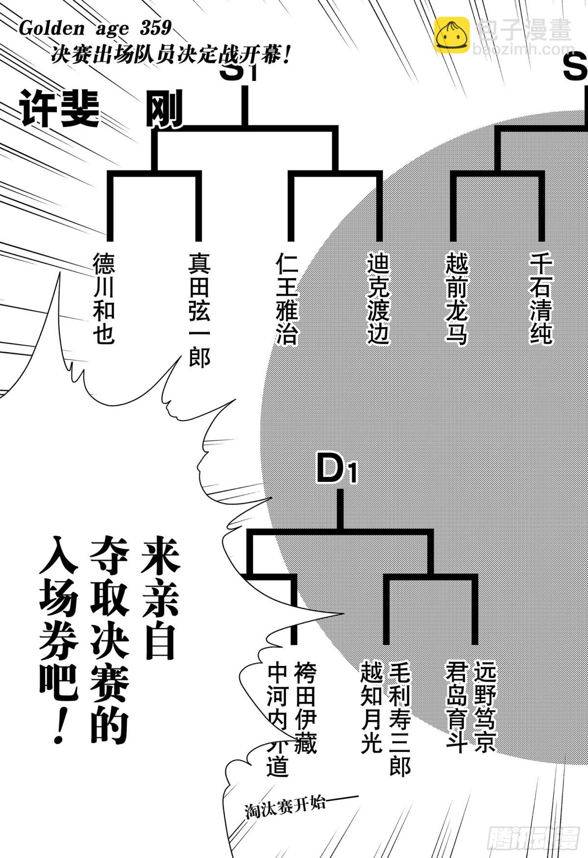 🍚新网球王子 第359话 决赛出场队员决定战 第3页