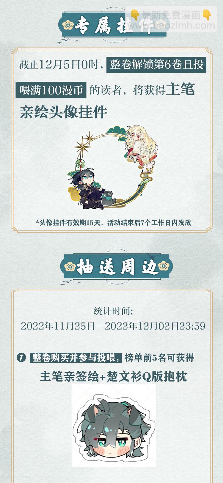 新卷福利 解锁新卷，领主笔亲绘专属头像挂件！-第81话