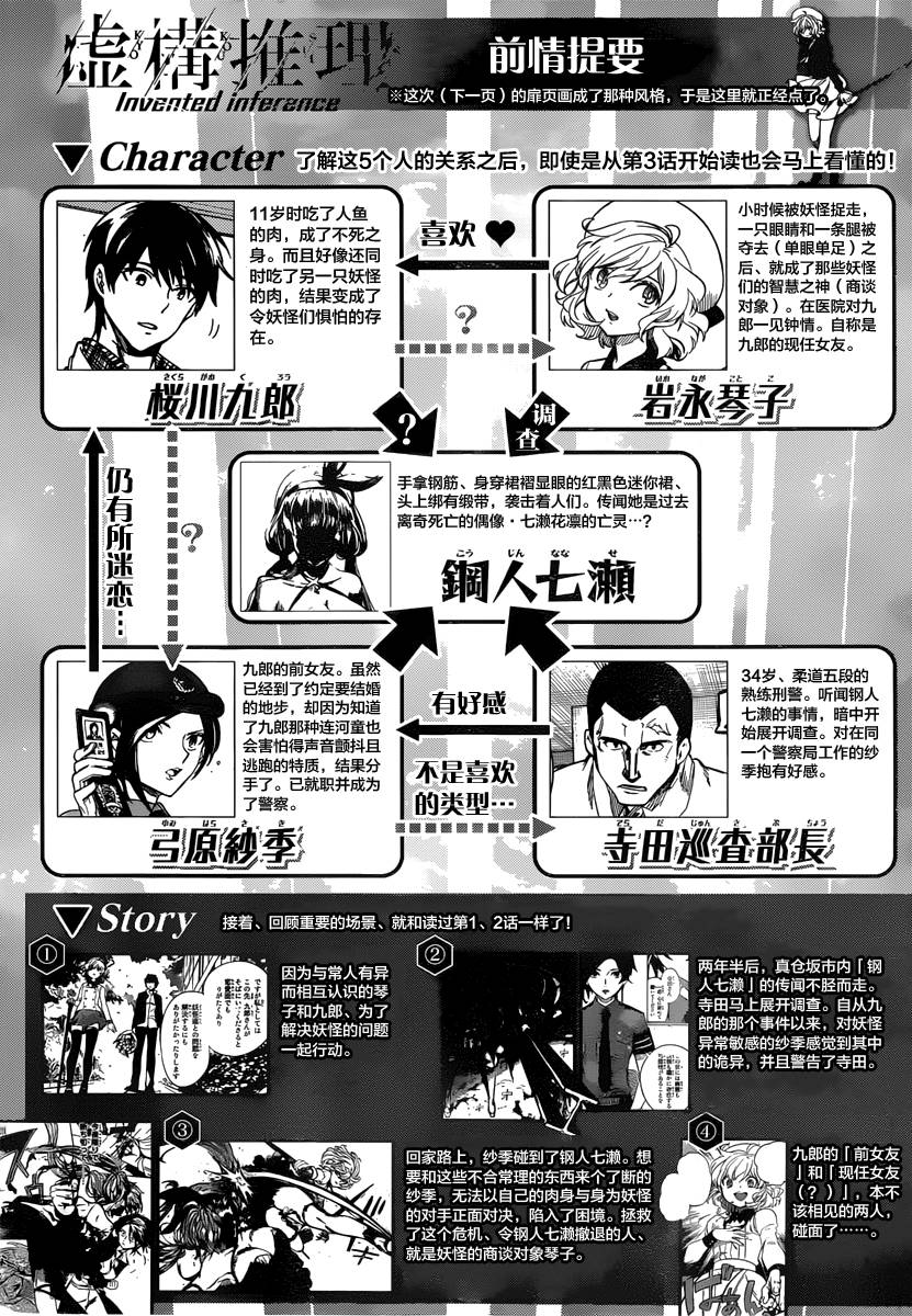 🍚虛構推理 第3话 偶像因钢筋而死 第1页