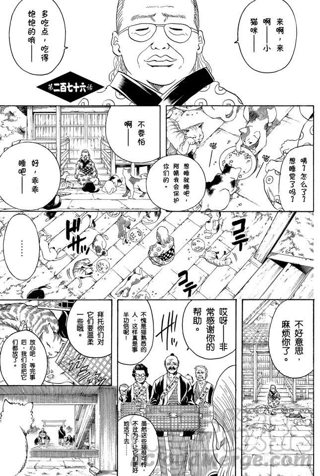 🍜银魂 第276话 不用喊“志村，你后面”，因为他已经注意到了呢！ 第1页