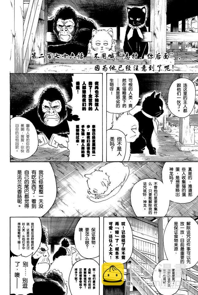 🍜银魂 第276话 不用喊“志村，你后面”，因为他已经注意到了呢！ 第2页