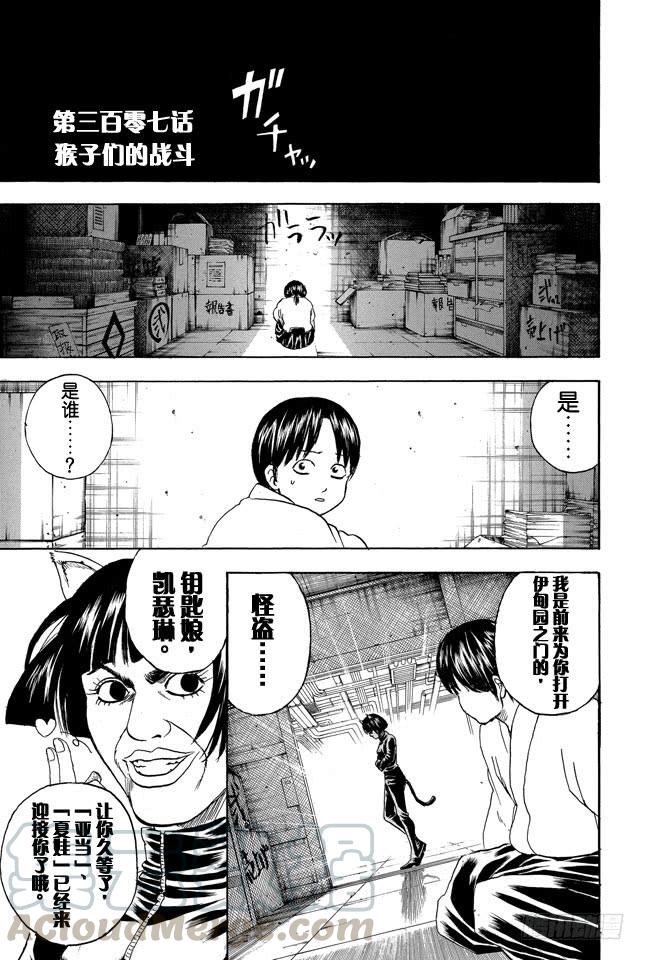 🍜银魂 第307话 猴子们的战斗 第1页
