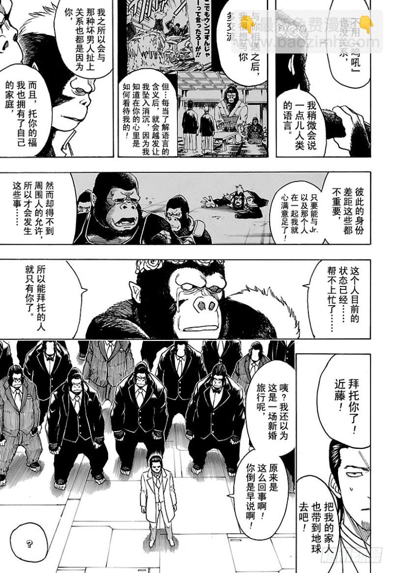 🍜银魂 第694话 大猩猩败在大猩猩手上 第18页