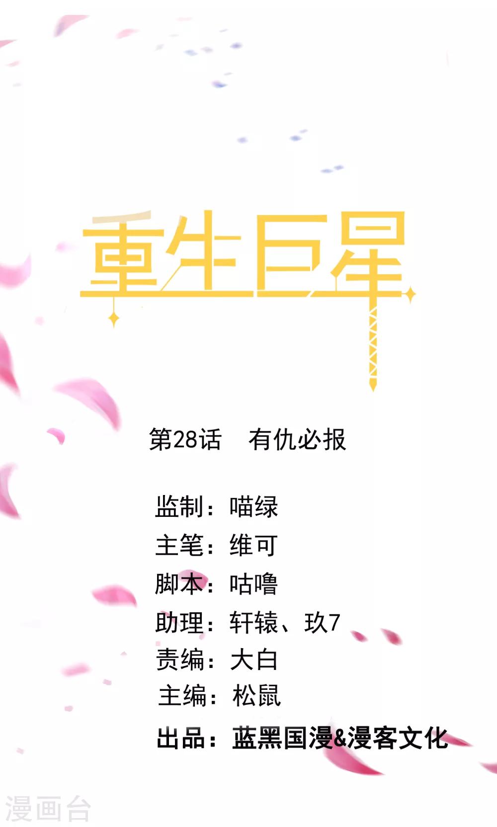 🍲重生巨星(旧) 第28话 有仇必报 第1页